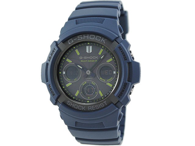 CASIO G-SHOCK AWG-M100NV 電波ソーラー ネイビーブルー G-SHOCK ネイビーブルー AWG-M100NV-2AER [海外モデル]の製品画像