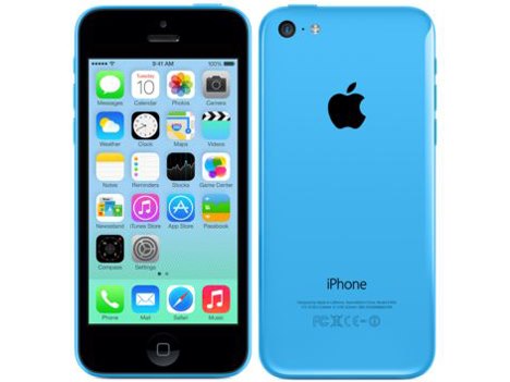 良品 au iPhone5c 32GB ブルー