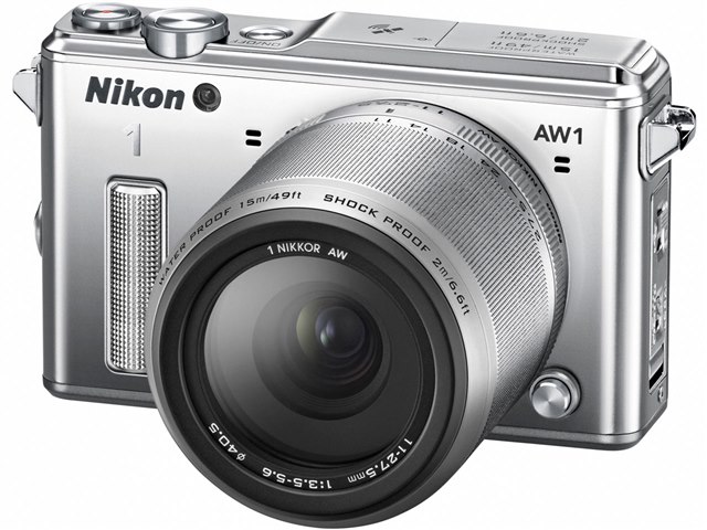Nikon 1 AW1 防水ズームレンズキット [シルバー]の製品画像 - 価格.com