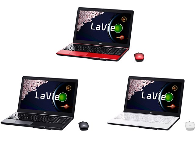 LaVie S LS550/RSR PC-LS550RSR [ルミナスレッド]の製品画像 - 価格.com