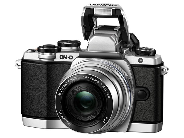 OM-D E-M10 14-42mm EZレンズキット シルバー OLYMPUS OM-D E-M10 14-42mm EZ レンズキット [シルバー]の製品画像