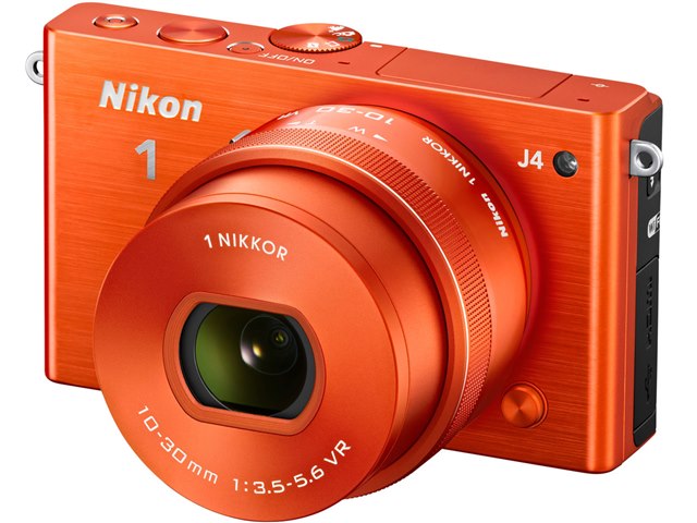 Nikon 1 J4 標準パワーズームレンズキット [オレンジ]の製品画像 ...