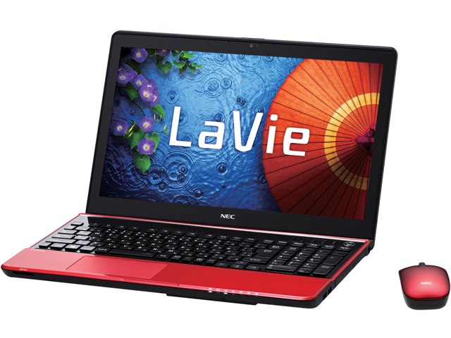 NEC LaVie S LS550/SSR [ルミナスレッド］ LaVie S LS550/SSR PC-LS550SSR [ルミナスレッド]の製品画像