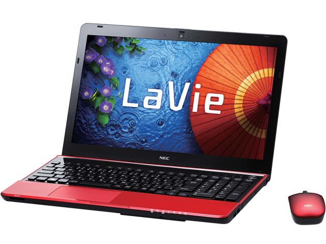 【美品】NEC LAVIE Smart（ルミナスレッド）Win10 LaVie S LS350/SSR PC-LS350SSR [ルミナスレッド]の製品画像