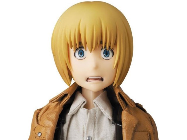 美品 進撃の巨人 フィギュア アルミン・アルレルト REAL ACTION HEROES メディコムトイ メディコム・トイ REAL ACTION HEROES 進撃の巨人 アルミン