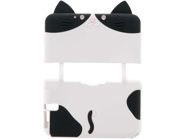 Cyber シリコンカバー ねこにゃん Dx 3ds Ll用 Cy 3dlcscdx Hw はち の製品画像 価格 Com