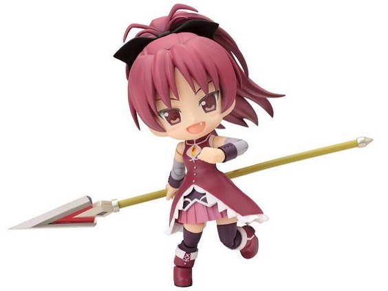 【中古】コトブキヤ キューポッシュ 魔法少女まどか☆マギカ 佐倉杏子 ノンスケール PVC製 塗装済み可動フィギュア キューポッシュ 劇場版 魔法少女まどか☆マギカ 佐倉杏子の製品画像