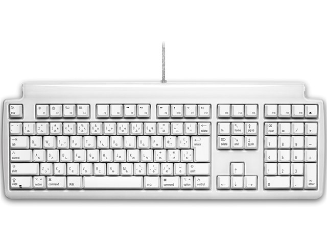 美品 matias Tactile Pro 4 Keyboard Mac JIS Matias Tactile Pro 4 Keyboard for Mac/White (JP)/MV FK302-JP-MVの