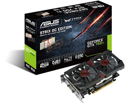 グラフィックボード ASUS STRIX  GTX750Ti 中古 STRIX-GTX750TI-OC-2GD5 [PCIExp 2GB]の製品画像 - 価格.com