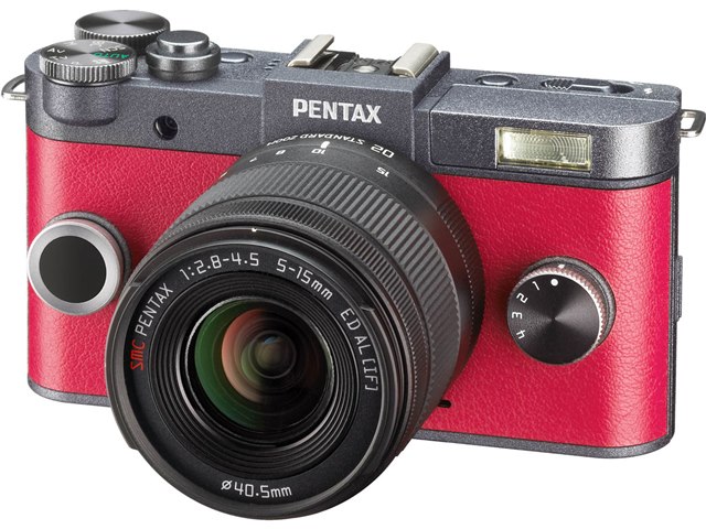 PENTAX Q-S1 ズームレンズキット [ガンメタル×カーマインレッド]の製品画像 - 価格.com