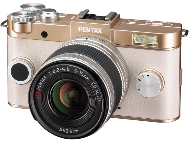 PENTAX Q-S1 ズームレンズキット [シャンパンゴールド×クリーム]の製品