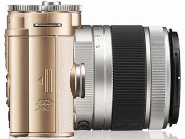 PENTAX Q-S1 シャンパンゴールド クリーム ゴールド カメラ PENTAX Q-S1 ズームレンズキット [シャンパンゴールド×クリーム]の製品