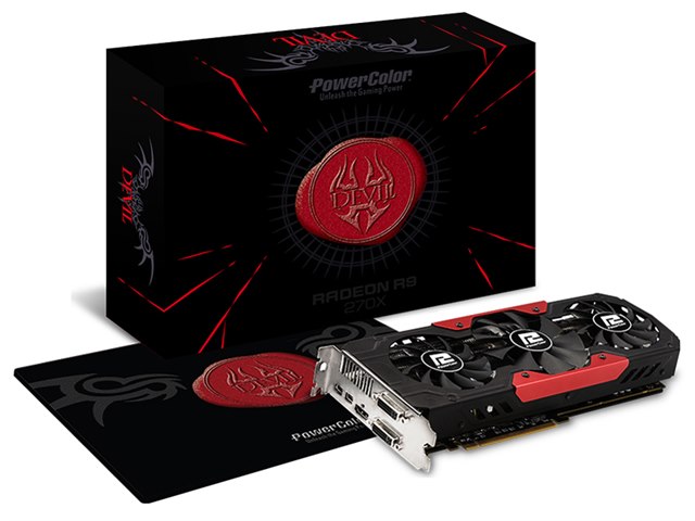PowerColor DEVIL R9 270X 2GB GDDR5 AXR9 270X 2GBD5-A2DHE [PCIExp