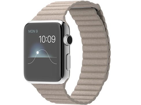 Apple Watch - Apple Watch レザーループ　42㎜（44㎜対応）Ｍサイズ Apple Watch 42mm Mサイズ MJ432J/A [ストーンレザーループ]の