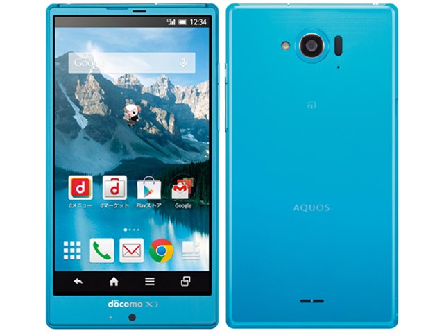 AQUOS ZETA SH-01G docomo [Cyan]の製品画像 - 価格.com