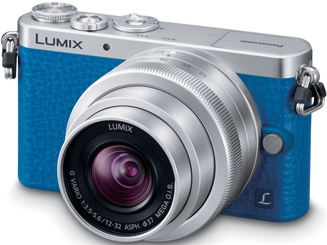 スマホ/家電/カメラPanasonic ミラーレスカメラ　DMC-GM1S ブルー