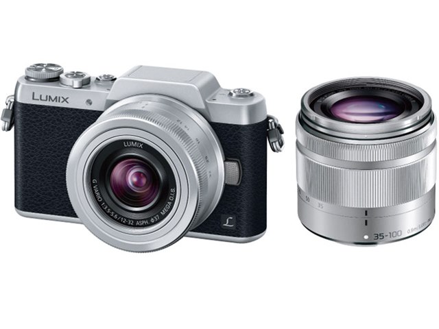 Panasonic LUMIX DMC-GF7W ダブルズームキット シルバー LUMIX DMC-GF7W-S ダブルズームレンズキット [シルバー]の製品画像