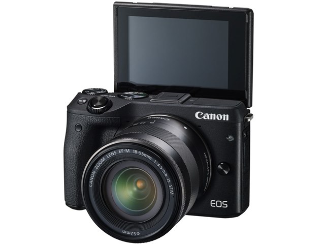 【美品】Canon キヤノン EOS M3 ダブルズームキット ブラック EOS M3 ダブルズームキット [ブラック]の製品画像 - 価格.com