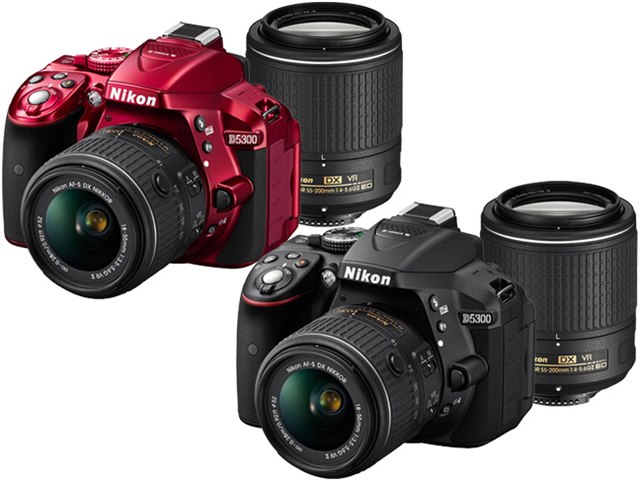 Nikon D5300 ダブルズームキット2ブラック 中古)Nikon (ニコン) D5300 ダブルズームキット2 ブラック（商品ID