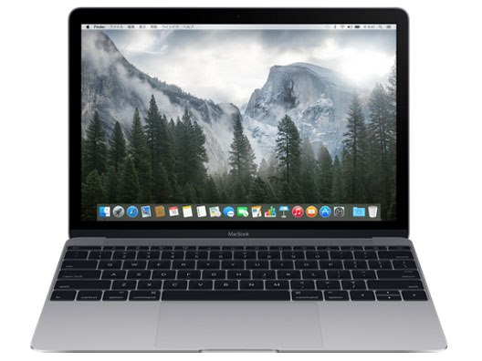 MacBook 1200/12 MJY42J/A [スペースグレイ]の製品画像 - 価格.com