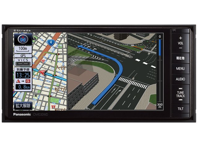 721 動作良好 確認済み パナソニック　ストラーダCN-R330WD フルセグ 721 動作良好 確認済み パナソニック ストラーダCN-R330WD
