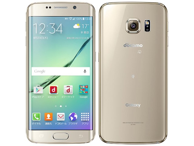Galaxy S6 edge SC-04G docomo [Gold Platinum] (機種変更)の製品画像 