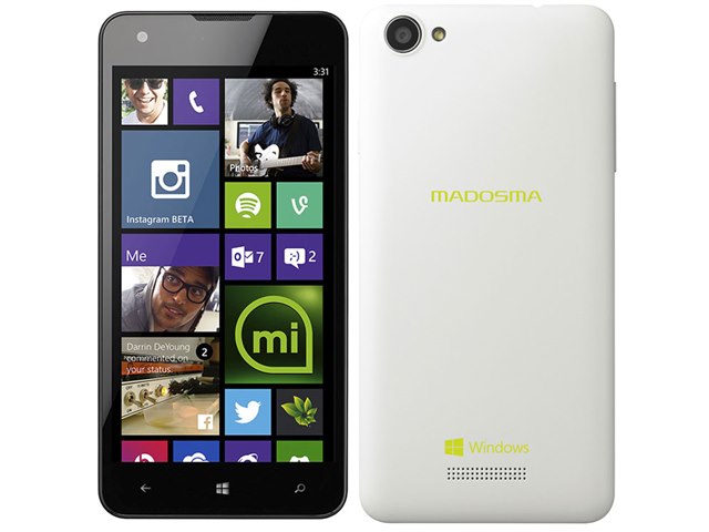 Windows MADOSMA Q501 5 インチ sim フリー スマホNCN