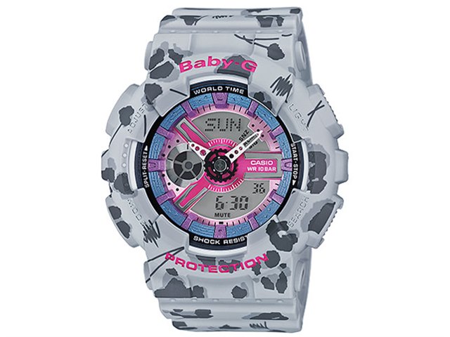 Baby-G フラワー・レオパード・シリーズ BA-110FL-8AJFの製品画像  