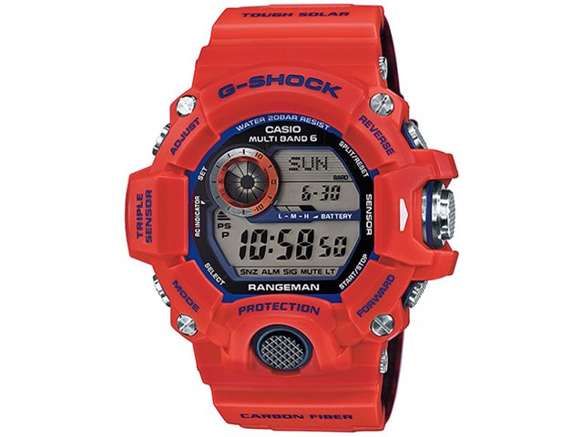 G-SHOCK レンジマン 神戸市消防局タイアップモデル GW-9400FBJ-4JRの