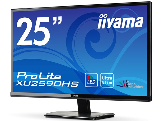 美品！25インチiiyama prolite XU259　パソコン0HSモニター ProLite XU2590HS XU2590HS-B1 [25インチ マーベルブラック]の製品画像