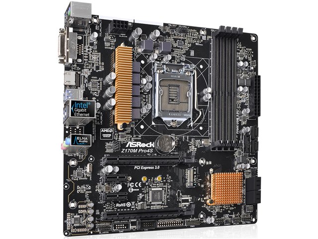 ASRock Z170M Pro4S マザーボード Z170M Pro4Sの製品画像 - 価格.com