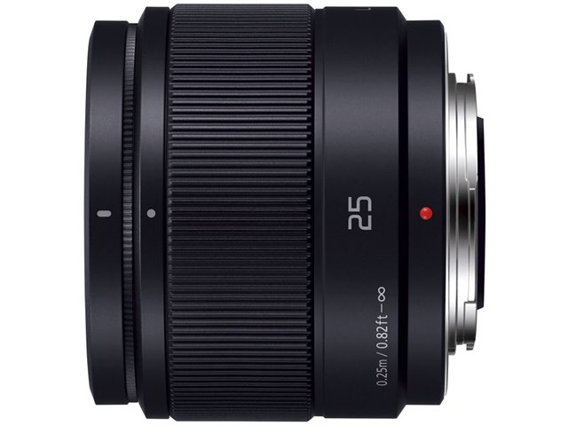 LUMIX G 25mm/F1.7 ASPH. H-H025-K [ブラック]の製品画像 - 価格.com