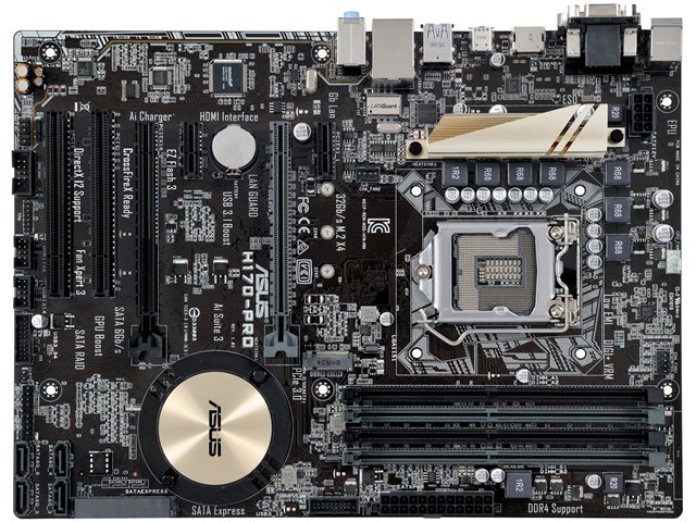 メモリー ASUS H170-PRO Intel i5- 6500 16GBDDR4 H170-PROの製品画像 - 価格.com
