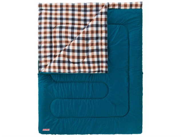 【２個セット】Coleman フリーススリーピングバッグ ブラウンチェック 2個セット】Coleman フリーススリーピングバッグ ブラウンチェック