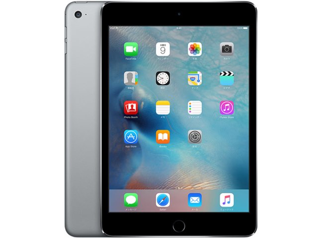 iPad mini 4 Wi-Fi+Cellular 64GB au [スペースグレイ]の製品画像 ...