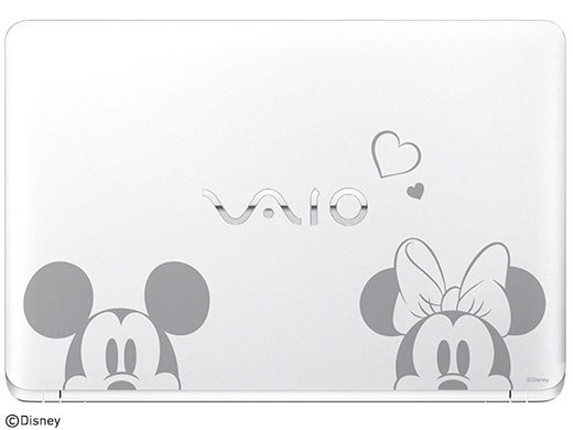 Disneyキャラクターデザインモデル『ミッキー&ミニー』オリジナル刻印マウス付！VAIO S15 VJS1511/Core  i3/メモリー4GB/HDD 500GBモデルの製品画像 - 価格.com