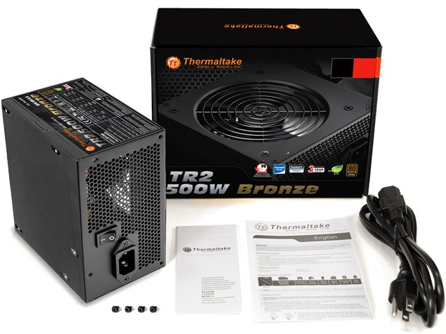 Thermaltake PS-TR2-0500NPCBJP-B-V2電源 TR2 500W Gold