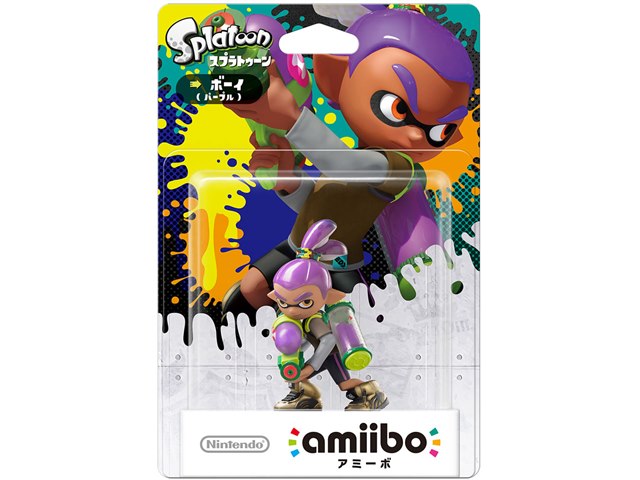 Amiibo Nvl C Aeag ボーイ パープル スプラトゥーンシリーズ の製品画像 価格 Com