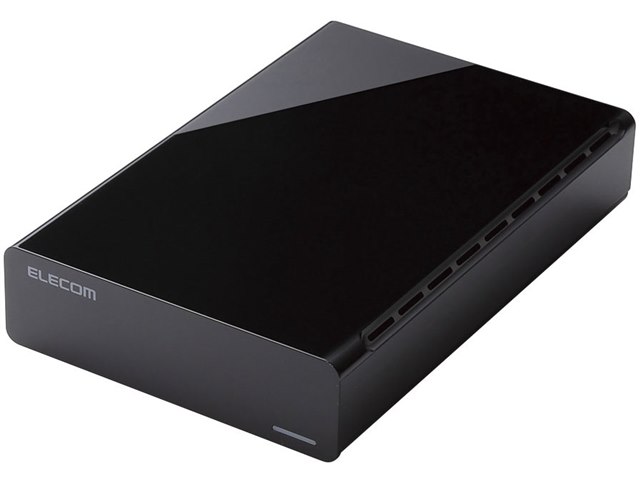 ELECOM エレコム ELD-CED030UBK 外付けHDD ブラック 据え USB3.0対応外付けハードディスク - ELD-CED030UBK