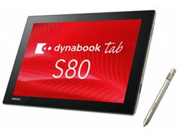 希少未開封品 TOSHIBA dynabook Tab S80 S80/A dynabook Tab S80 S80/A PS80ASGK7L7AD21の製品画像 - 価格.com