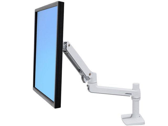 LX デスクマウントアーム 45-490-216 [ホワイト]の製品画像 - 価格.com