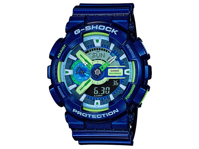 【外装新品に交換済】G-SHOCK GA-110MC-1AJFクレイジーカラーズ GA-110-1AJF/GA-110-1AJF | ANALOG | G-SHOCK | COMMON TIME