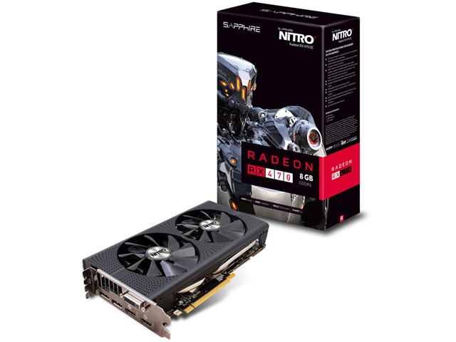 SAPPHIRE NITRO+ RADEON RX 470 8G GDDR5 PCI-E DUAL HDMI/DVI-D/DUAL