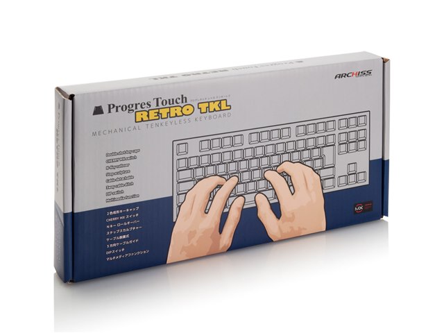 ARCHISS ProgresTouch RETRO TKL 茶軸 ProgresTouch RETRO TKL（日本語