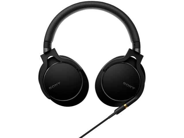 SONY MDR-1A Limited Edition 有線ヘッドホン ソニーのヘッドフォン「MDR-1A」に、マットブラックカラーの限定