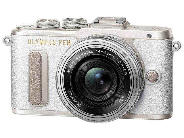 Ｅ－ＰＬ８　１４－４２ＥＺＫＩＴ　ホワイト OLYMPUS PEN E-PL8 14-42mm EZレンズキット [ホワイト]の製品画像