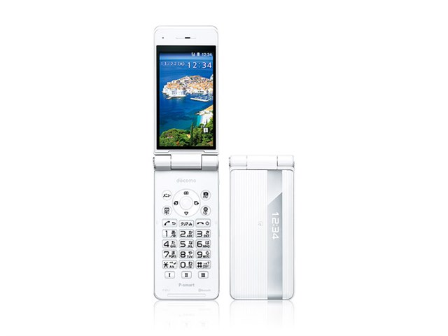 ☆ docomo P-smart ケータイ P-01J ホワイト #1 25％OFF - 携帯電話本体