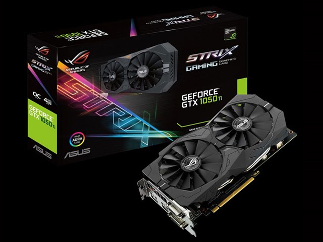 グラフィックボード・グラボ・ビデオカード ROG STRIX-GTX1050TI-O4G-GAMING グラフィックボード・グラボ・ビデオカード ROG STRIX-GTX1050TI