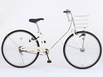 26型フル装備自転車 38915157 [ベージュ]の製品画像 - 価格.com