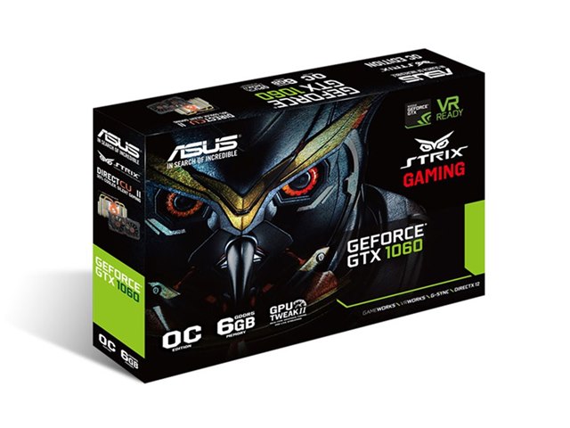 STRIX-GTX1060-DC2O6G [PCIExp 6GB]の製品画像 - 価格.com